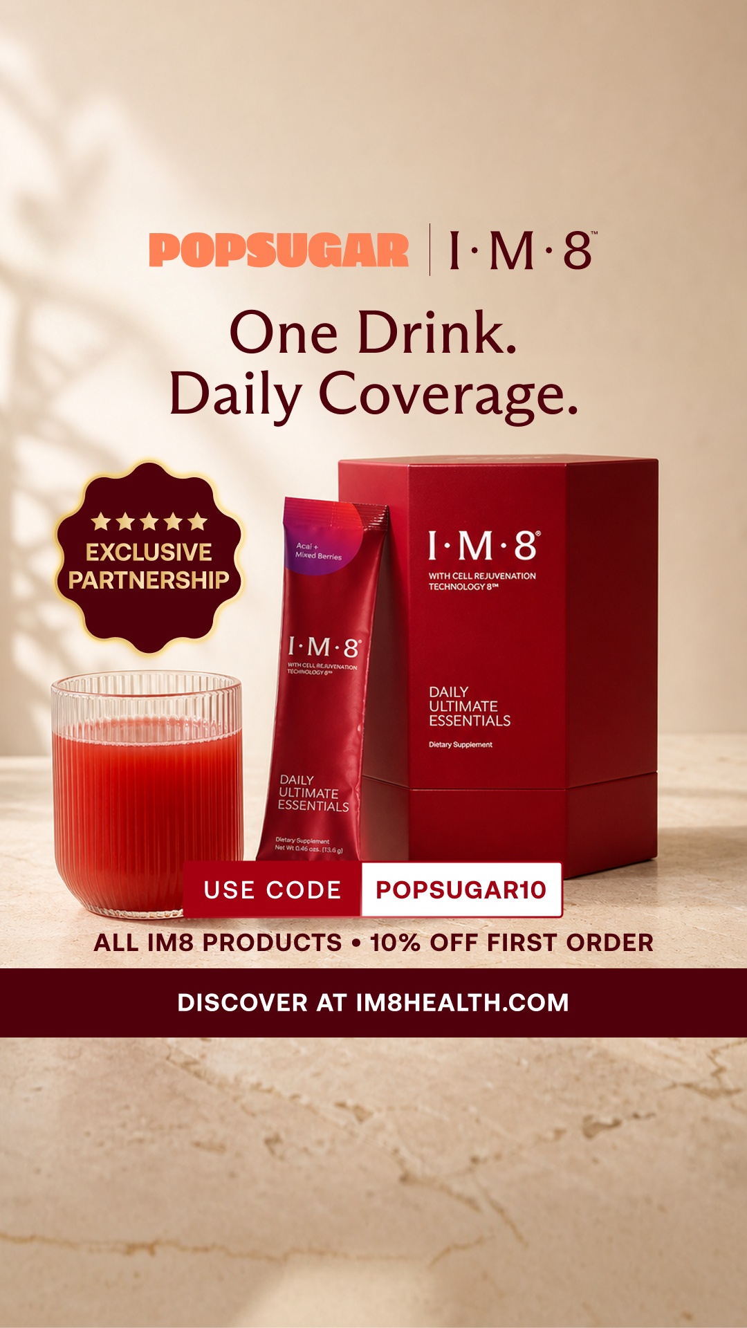 Popsugar Facebook ad