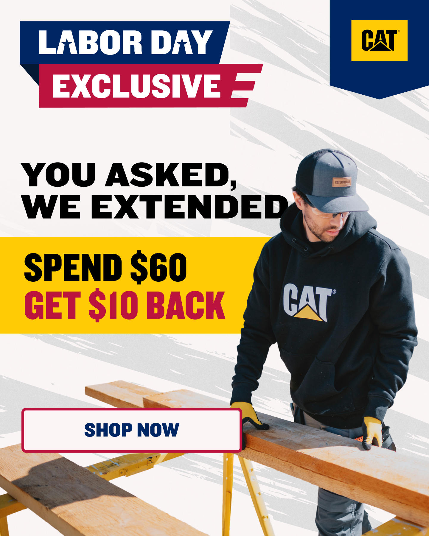 Shopcaterpillar Facebook ad