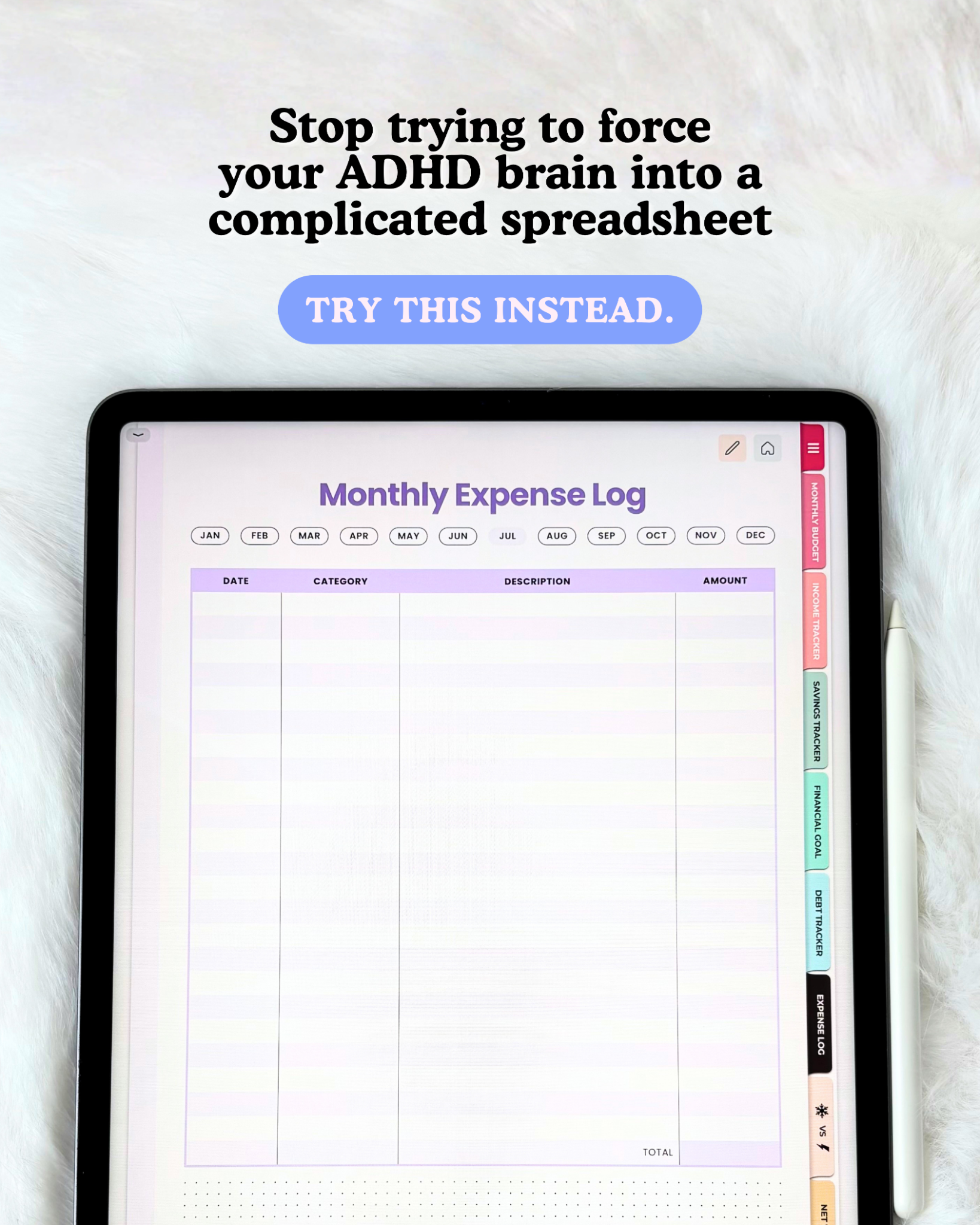 Mint Margin Co Facebook ad: Budget Smarter, Not Harder