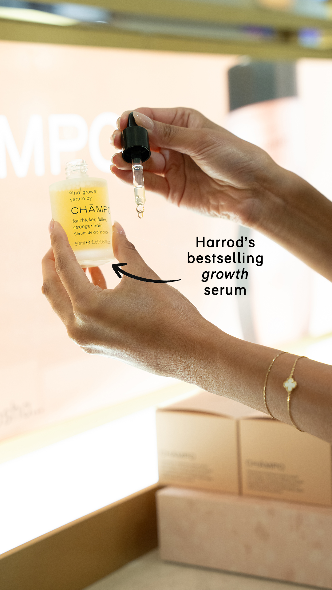 Chāmpo Haircare Facebook ad