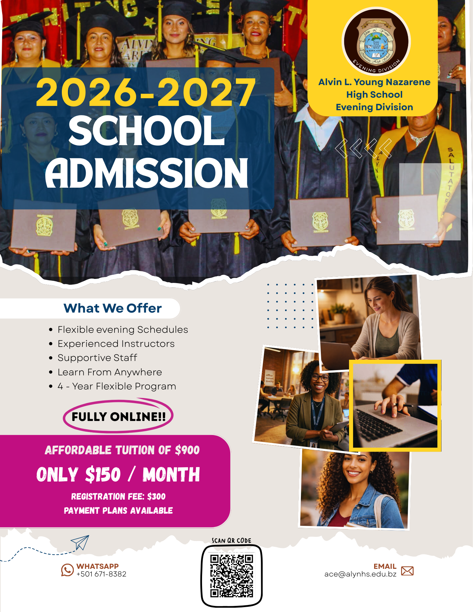 Alvin L Young Online School Facebook ad: Didn’t finish high school?