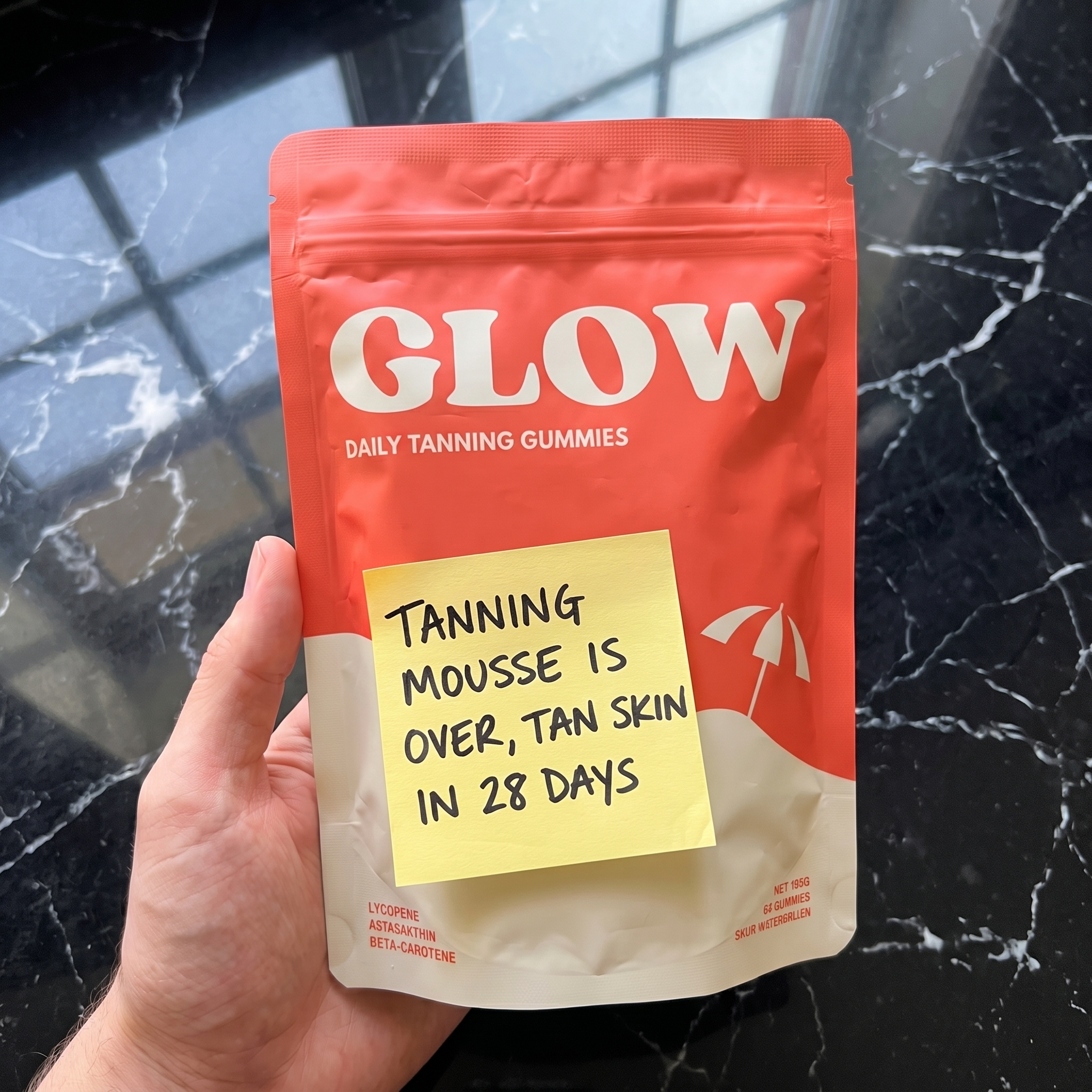 Glow Gummies Facebook ad