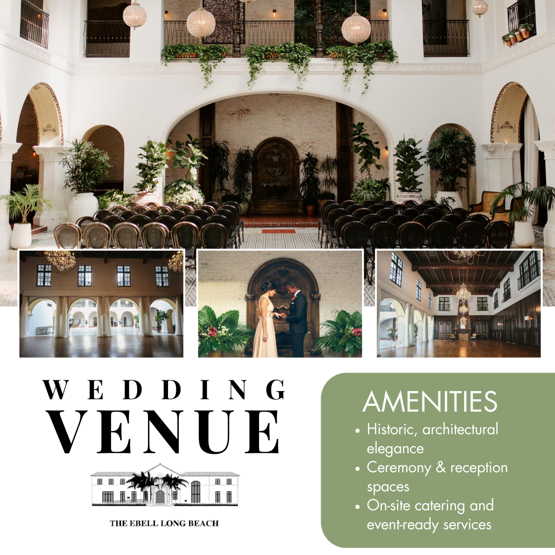 Ebell Long Beach Facebook ad: Long Beach Engaged Couples, Discover a Timeless Venue
