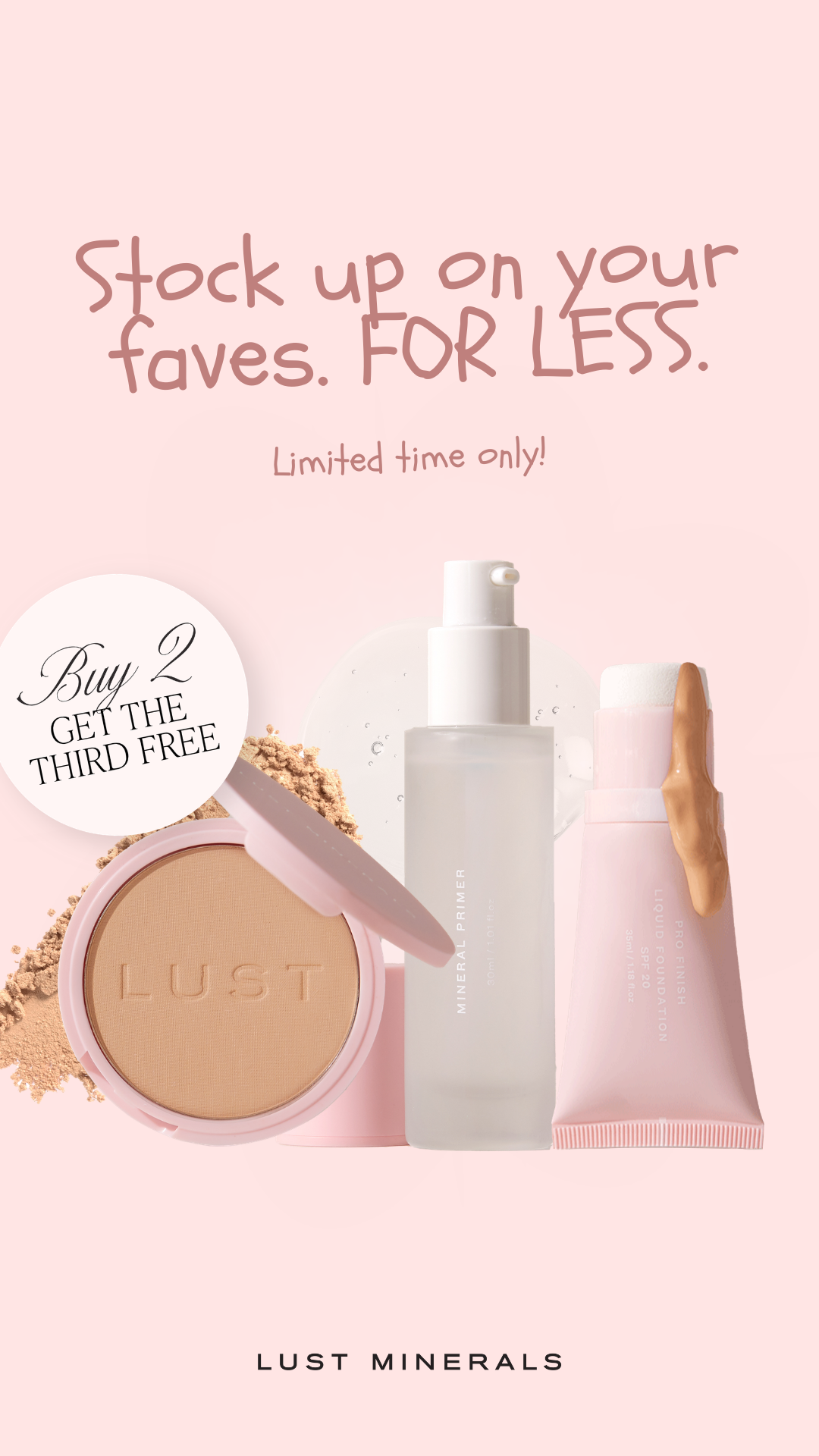 Lust Minerals Facebook ad