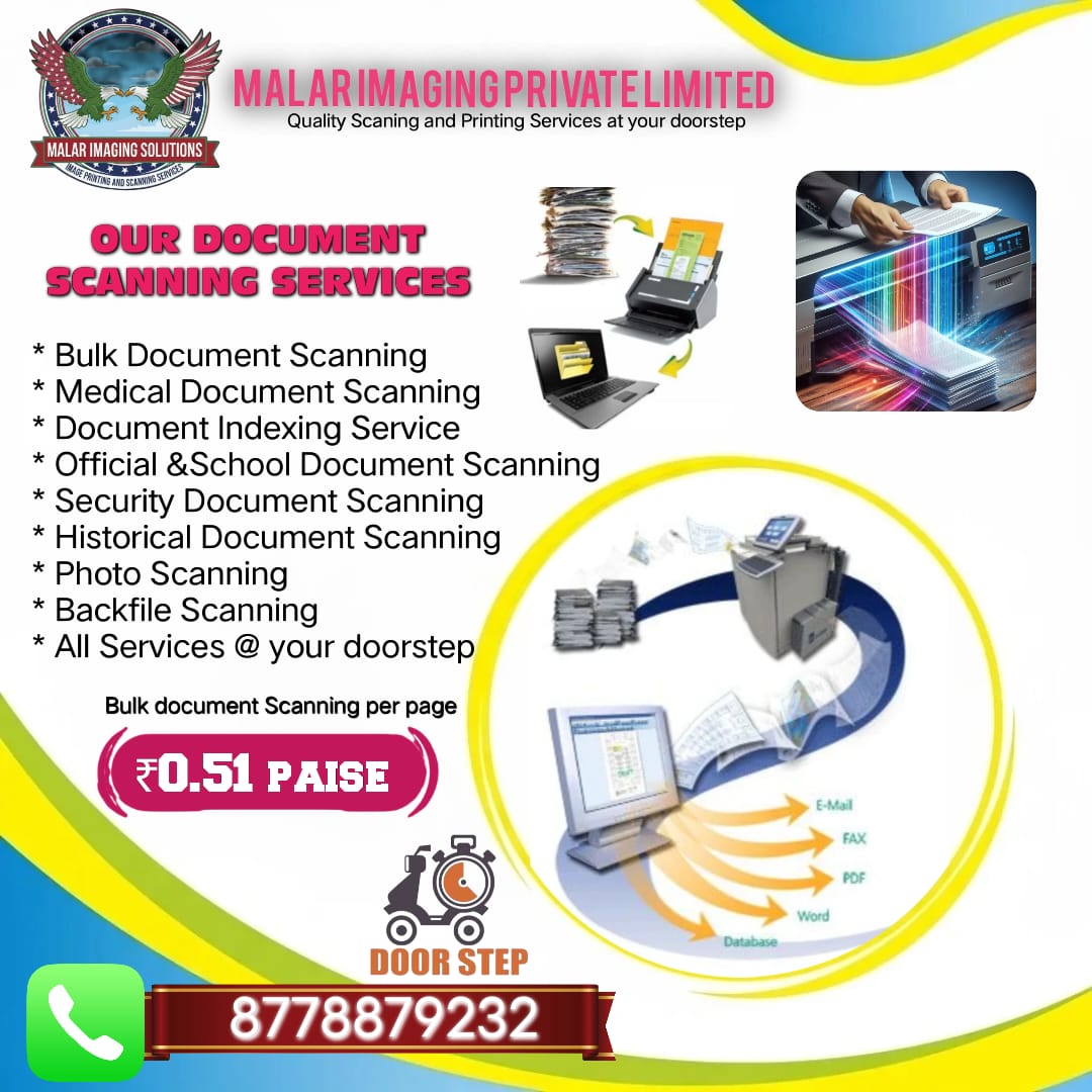 Doorstep Bulk Document Scan Facebook ad: Doorstep bulk document scanning @ 0.51 Paisa