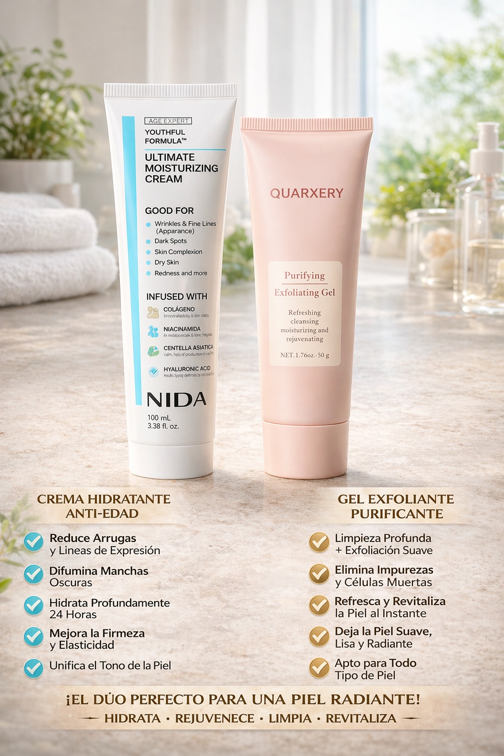 Rurecommerce Facebook ad: Nida + Quarxery