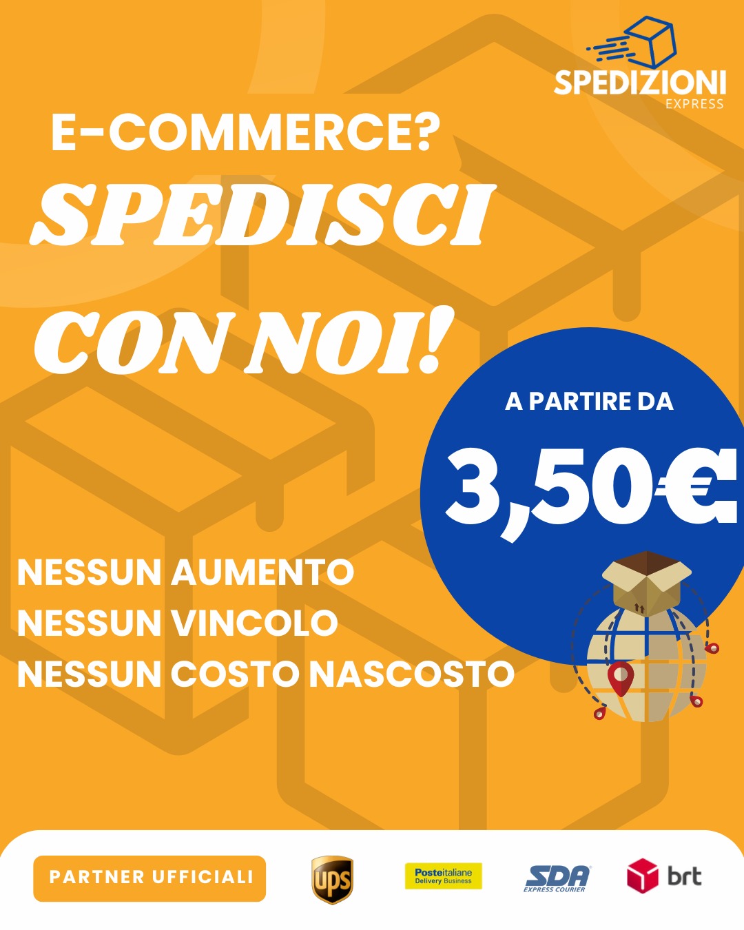 Spedizioni Express Facebook ad from May 29, 2026