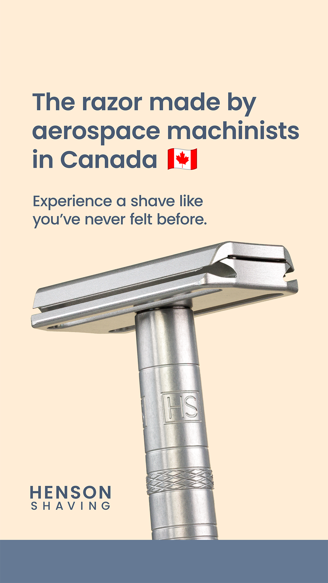 Henson Shaving Facebook ad