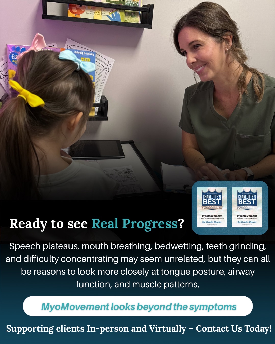 MyoMovement Facebook ad: Myofunctional and Speech