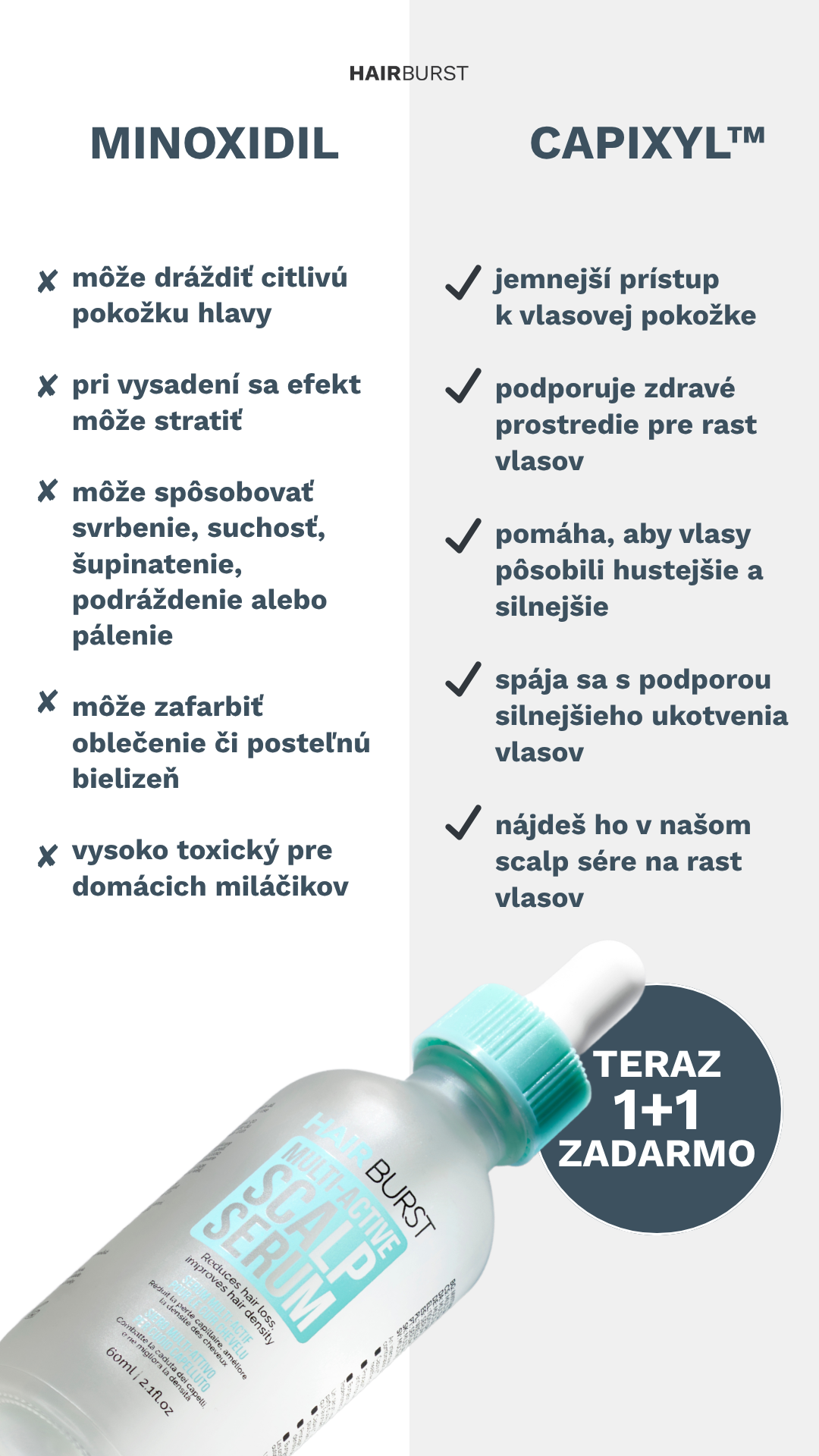 Hairburst SK.CZ Facebook ad