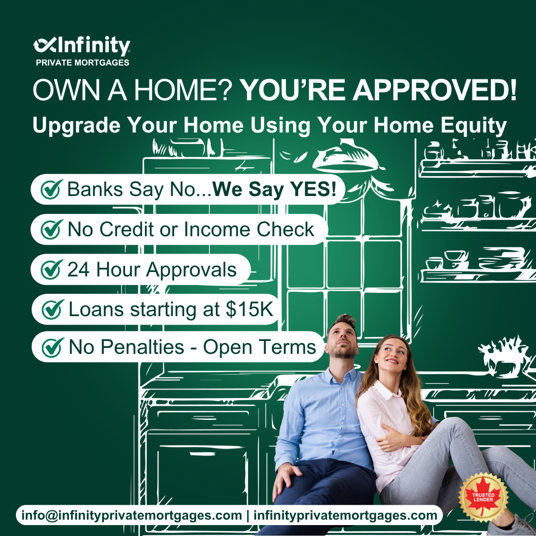 Infinity Private Mortgages Facebook ad