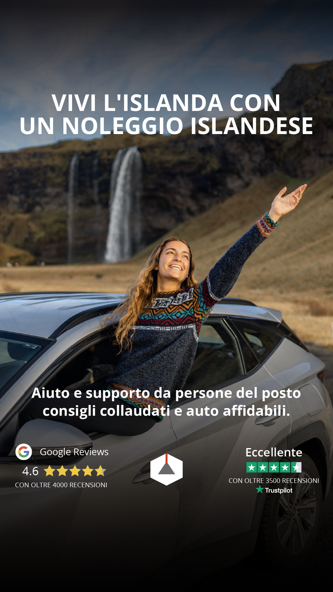 Lava Car Rental Facebook ad from Nov 17, 2025