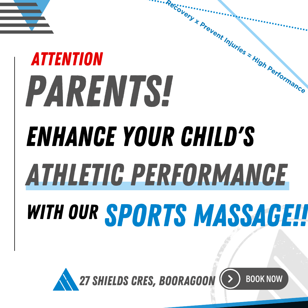 Adaptive Massage Facebook ad: BOORAGOON - Youth Athlete Sports Massage