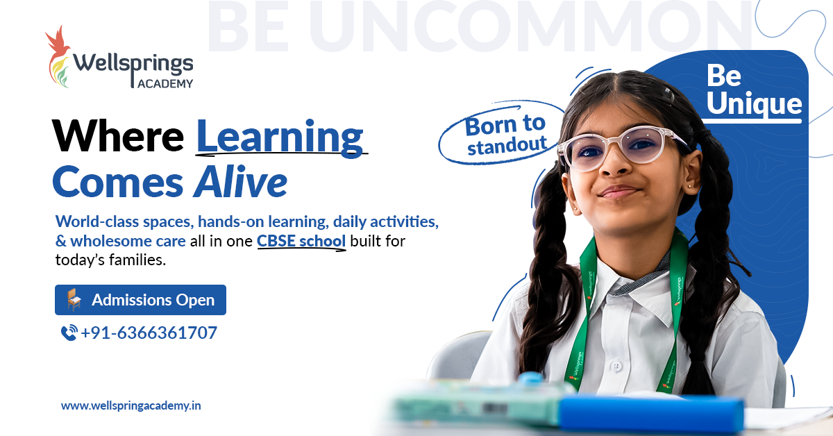 Wellsprings Academy Facebook ad from Apr 2, 2026