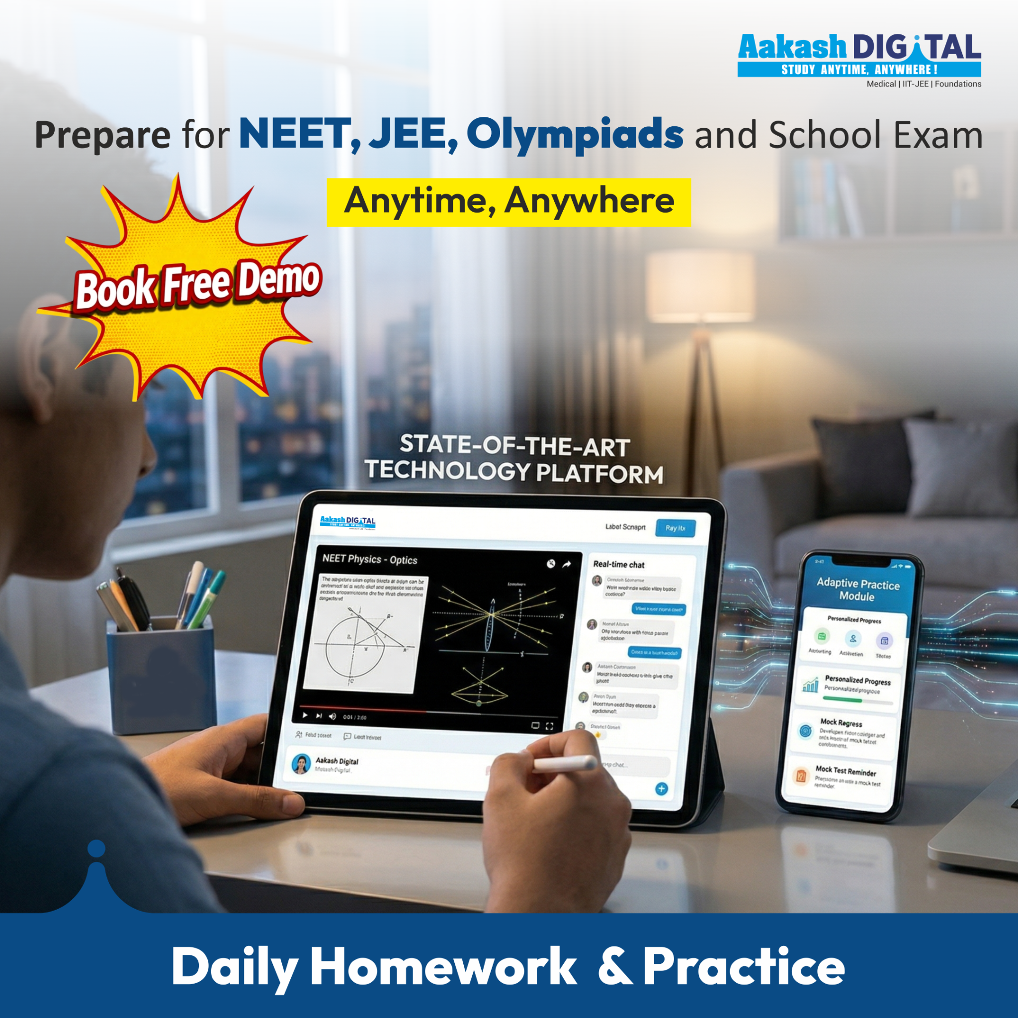 Aakash Digital Facebook ad