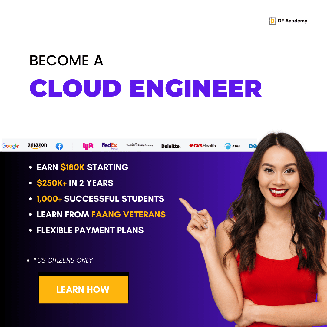 Data Engineer Academy Facebook ad
