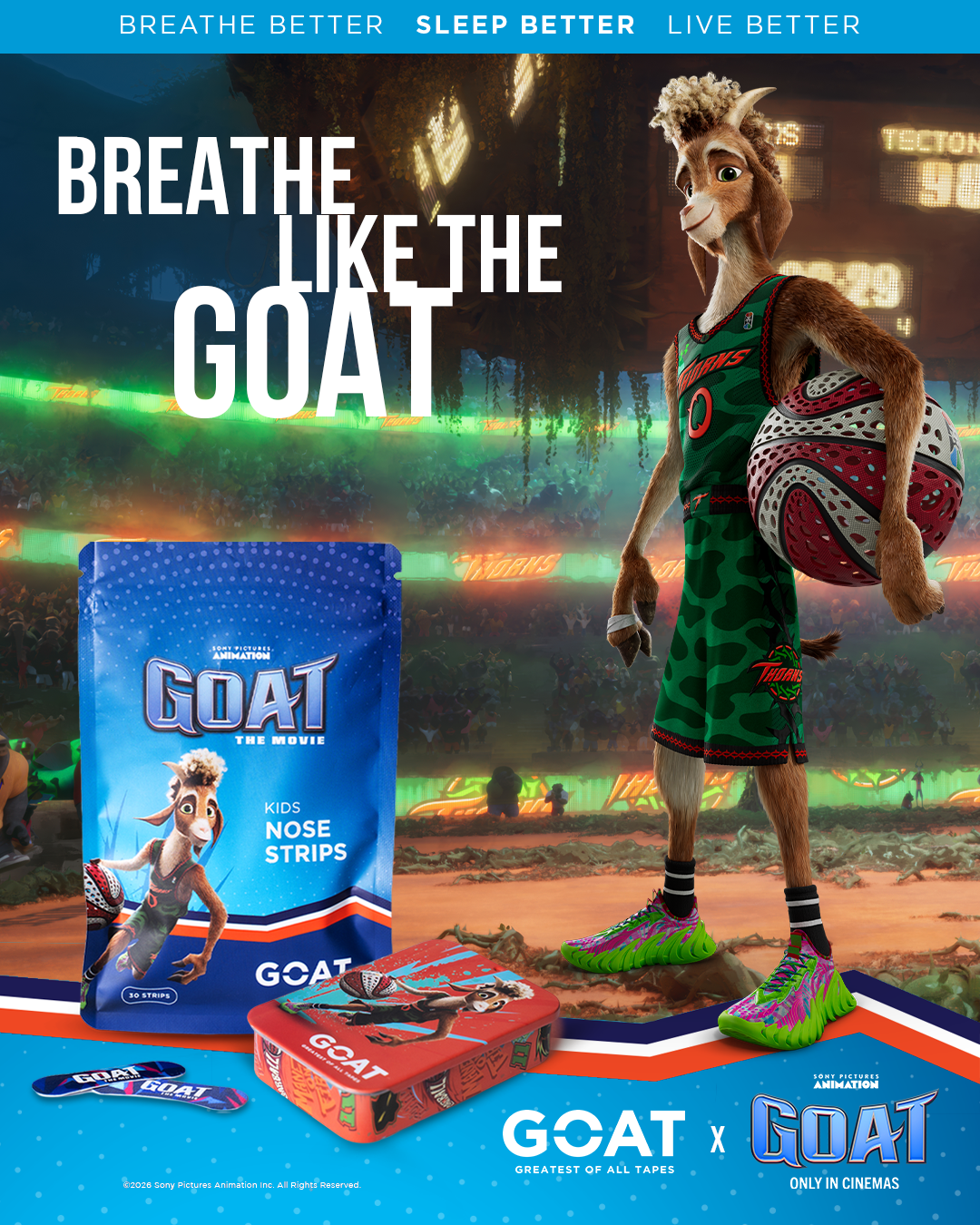 The GOAT  Facebook ad