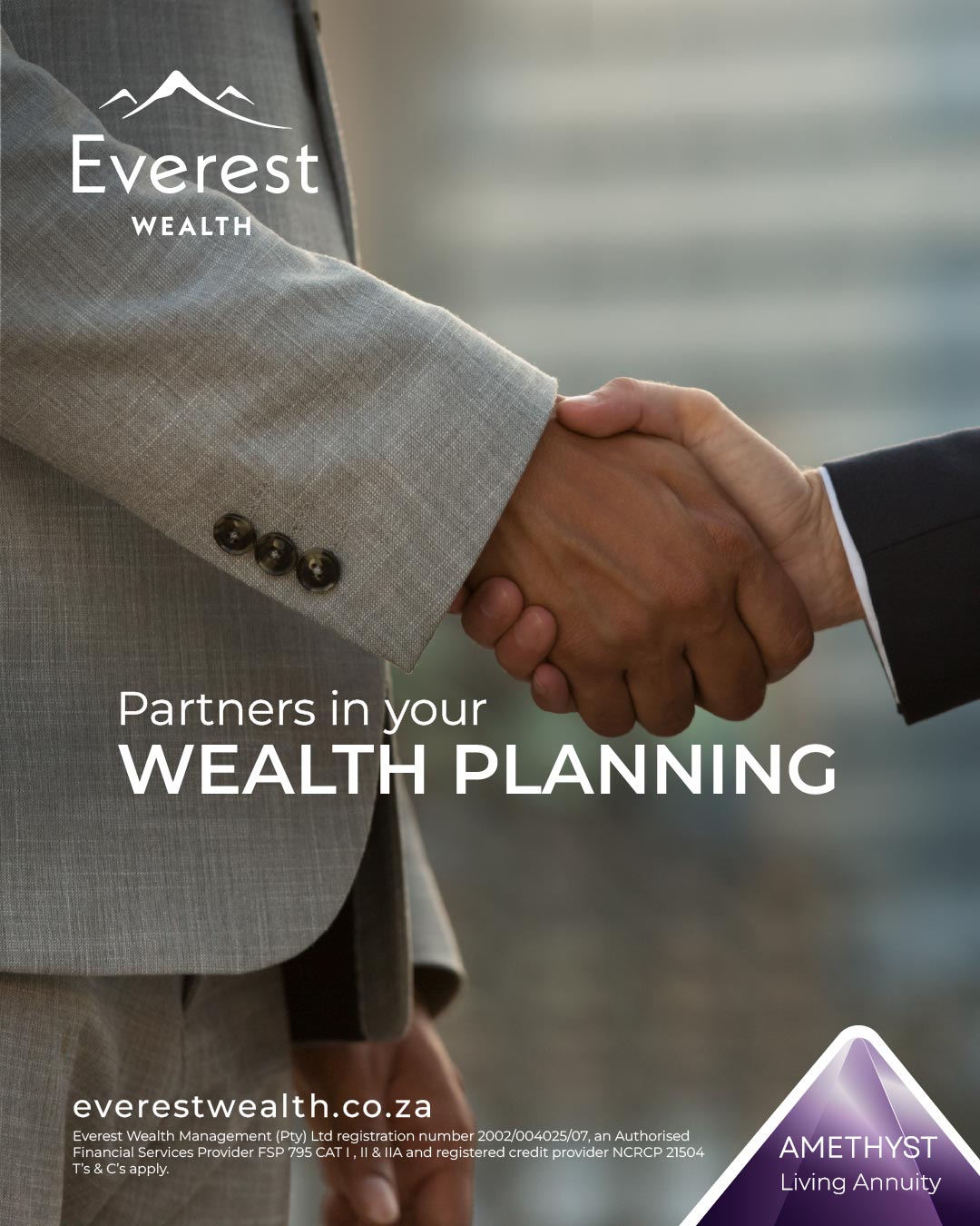Everest Wealth Facebook ad: Professional oversight for your retirement.