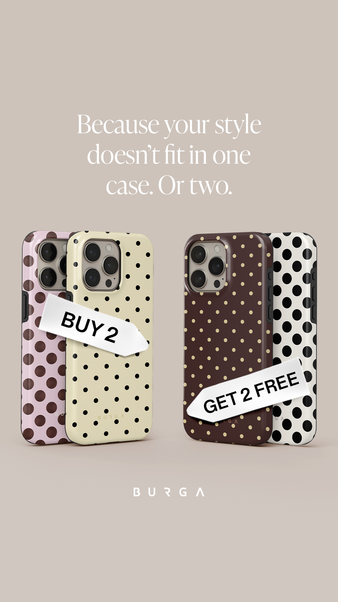 BURGA Phone Cases Facebook ad