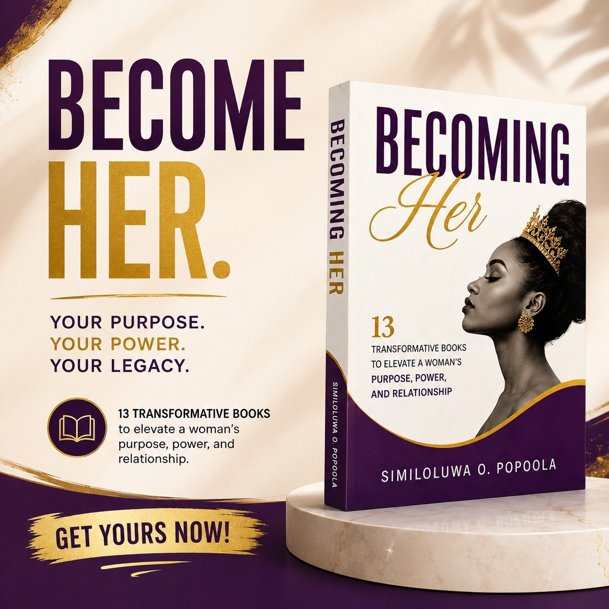 Similoluwa Babafemi Facebook ad: It's Time to Become the Woman You Were Meant to Be.