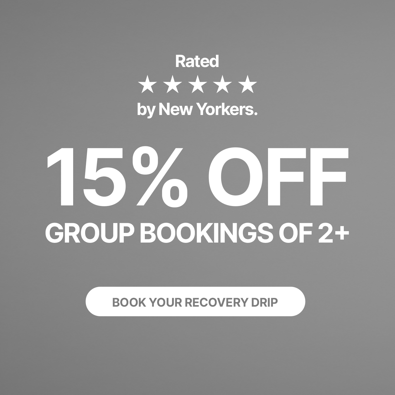The IV Company Facebook ad: Book Your Next Drip