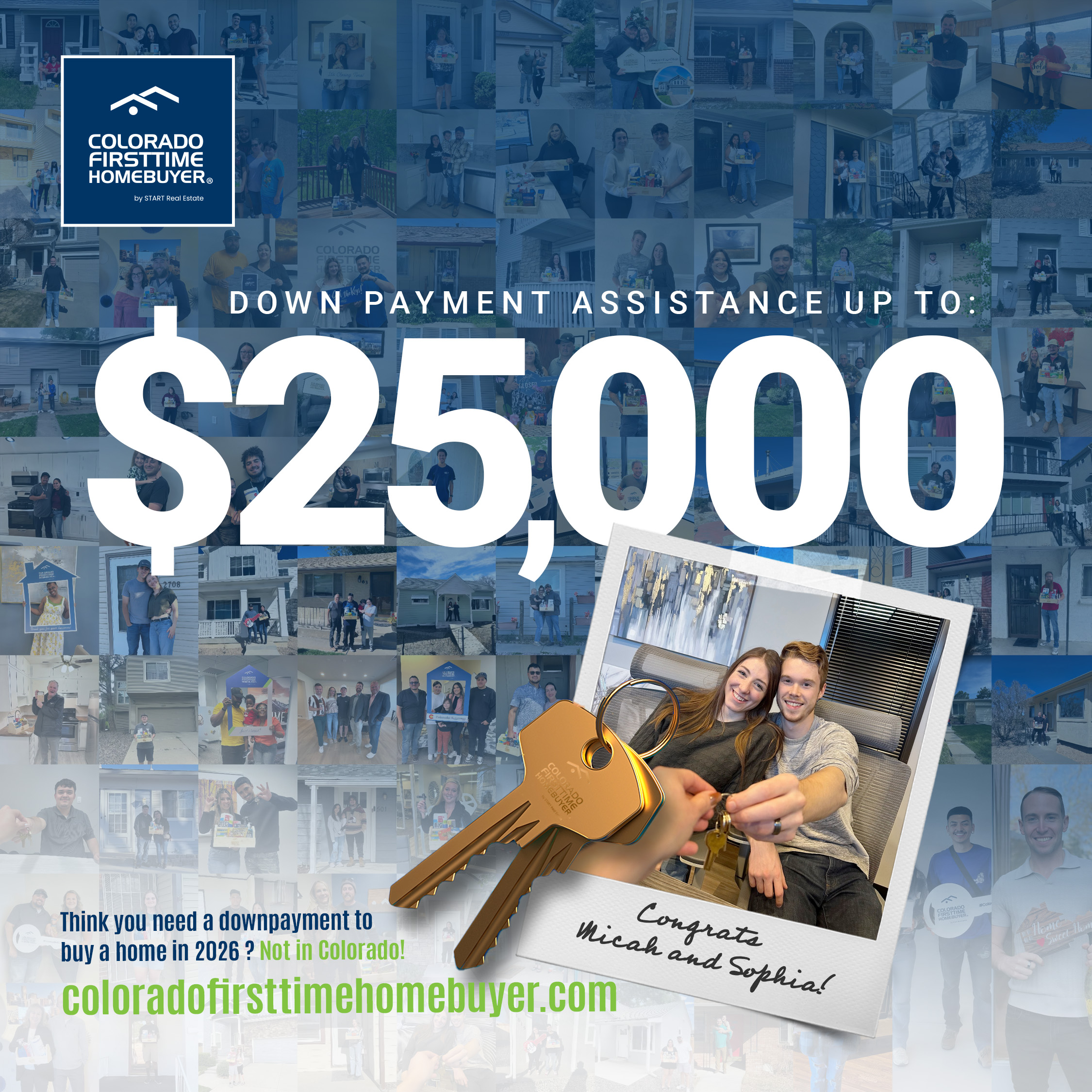 Colorado First Time Home Buyer Facebook ad