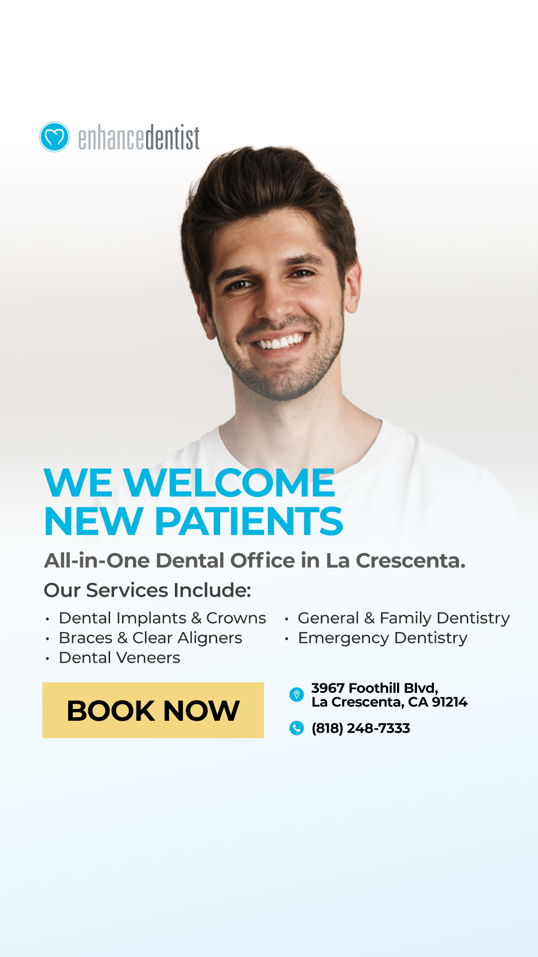 Enhance Dentist Facebook ad