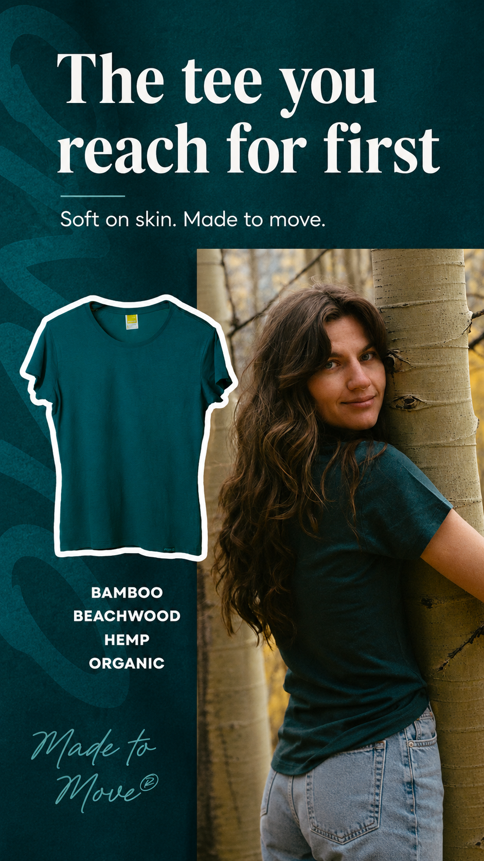 ONNO T-Shirt Company Facebook ad: Made to Move