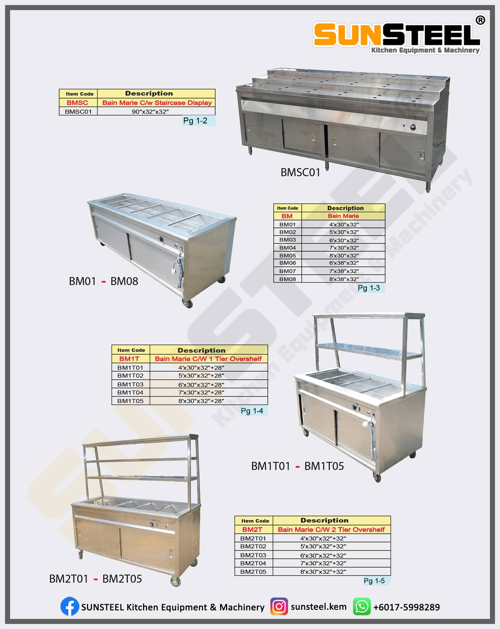 SUNSTEEL Kitchen Equipment & Machinery Facebook ad