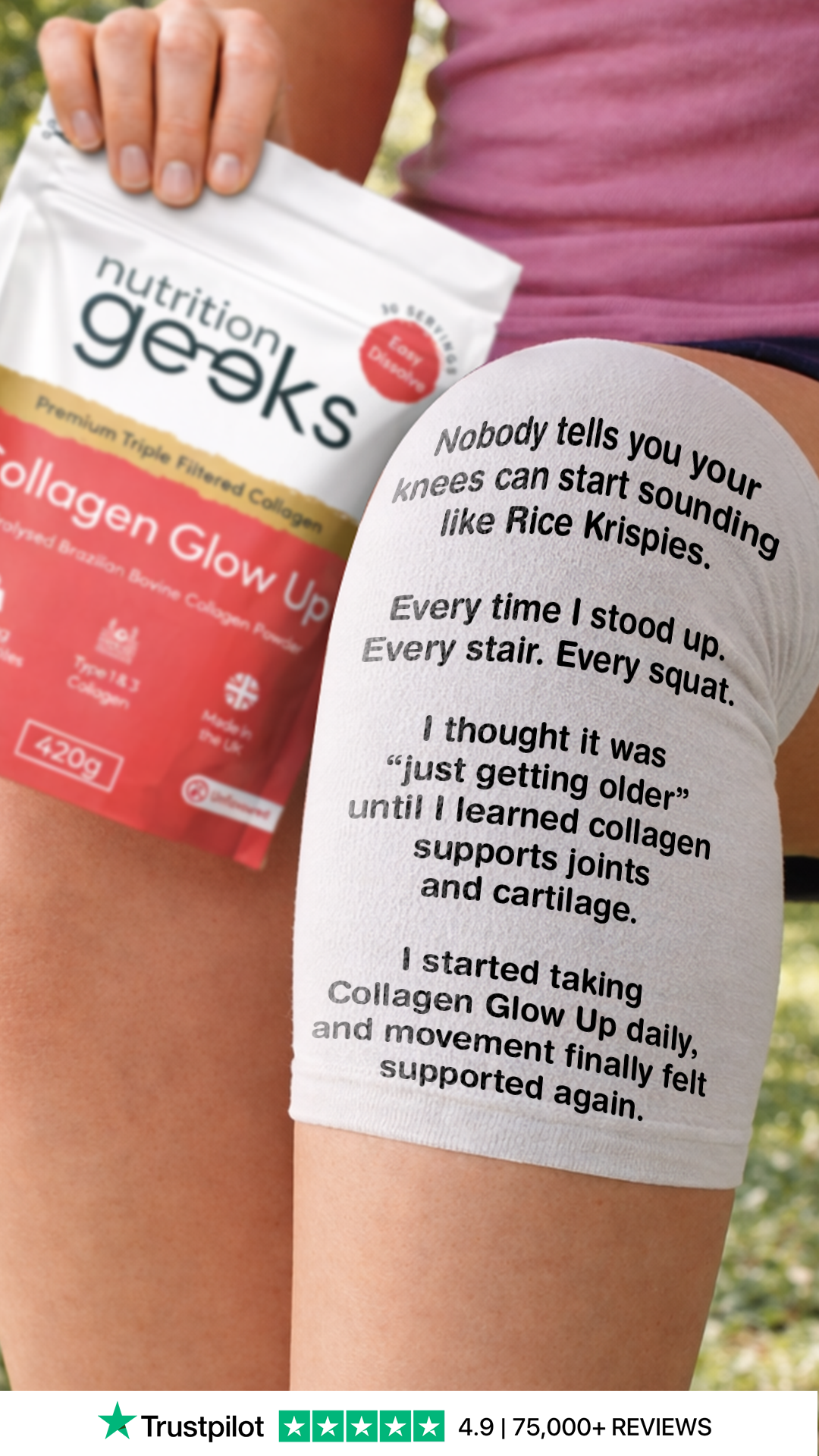 Nutrition Geeks Facebook ad