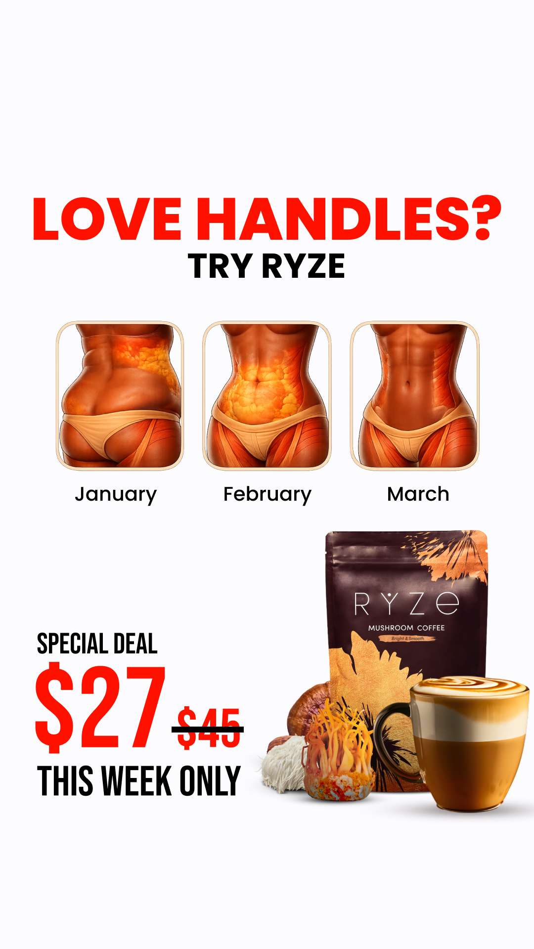 RYZE Superfoods Facebook ad