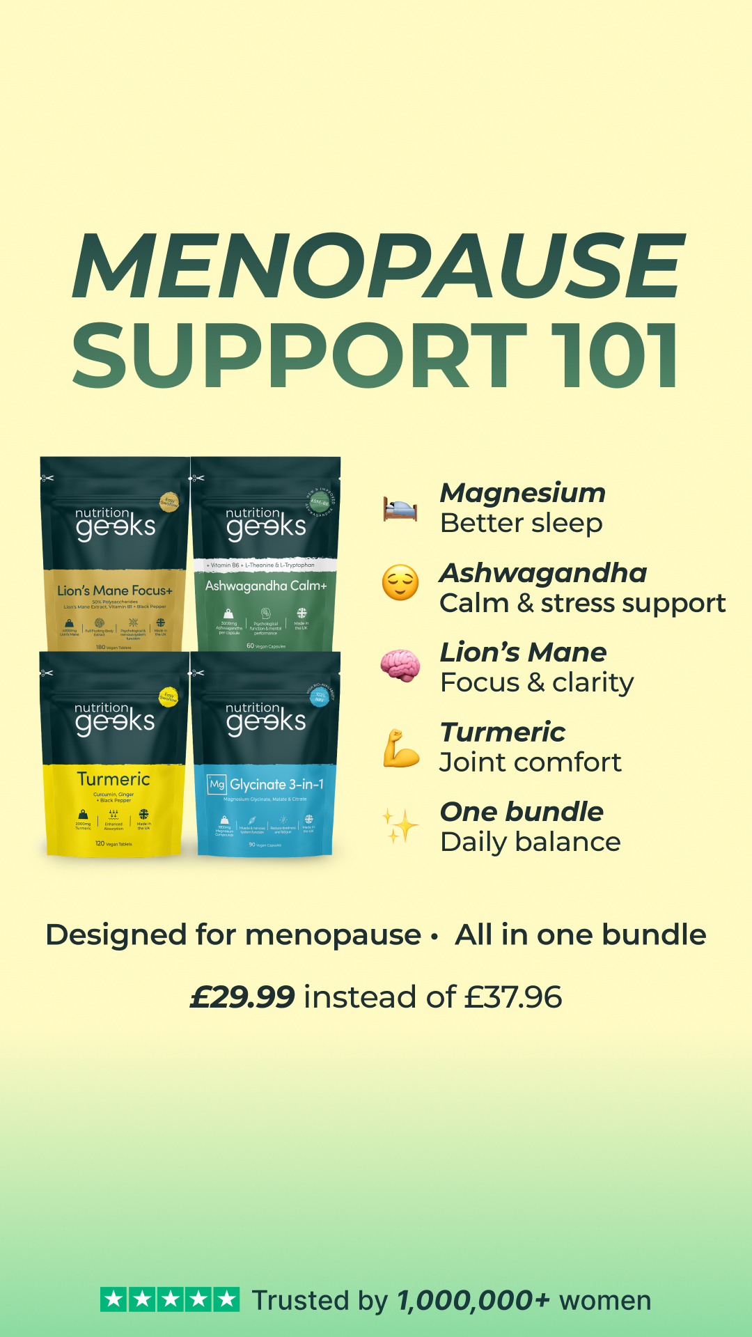 Nutrition Geeks Facebook ad