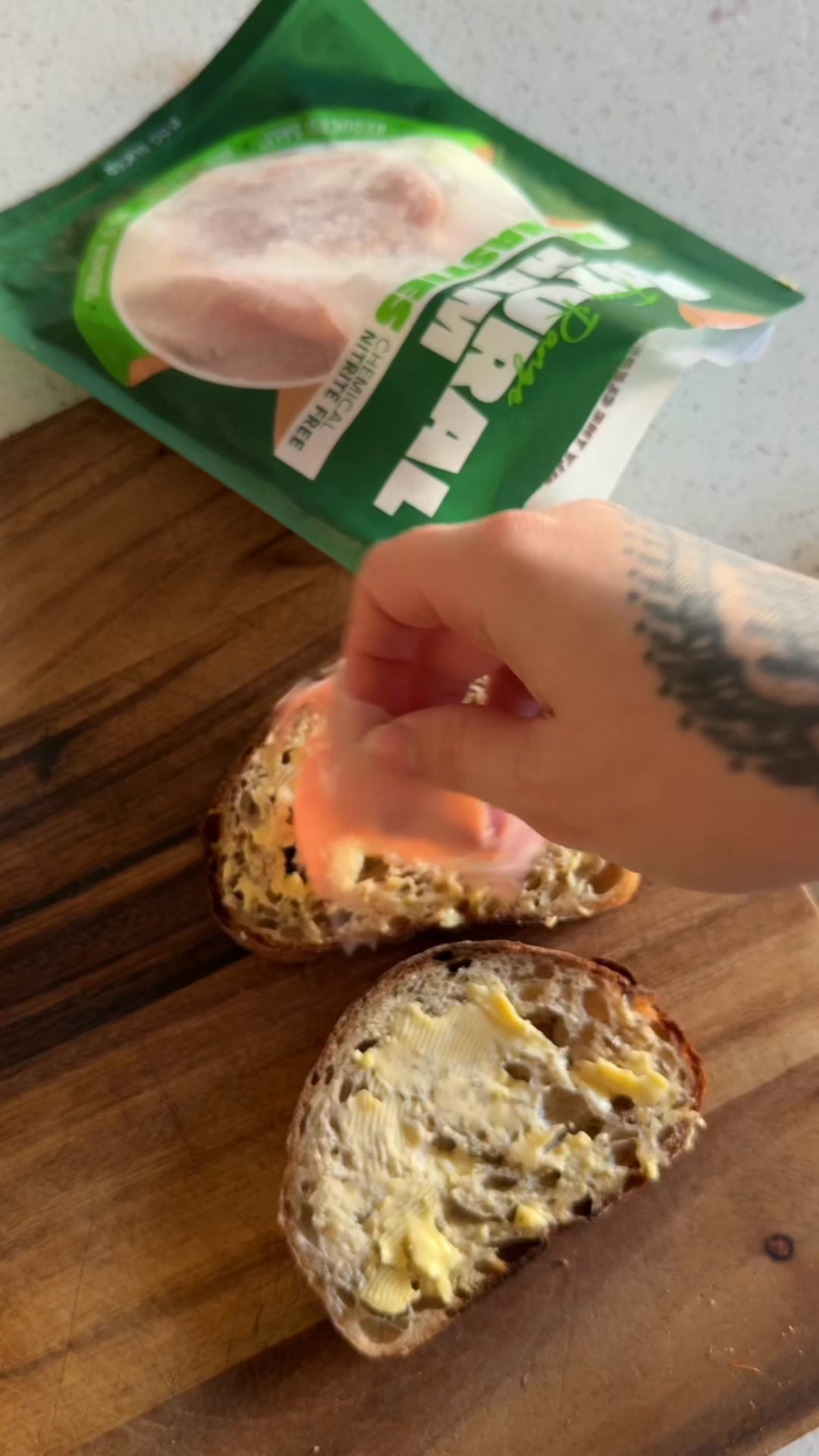 Our Cow Facebook ad: Nitrate Free, Australian Grown Free Range Ham