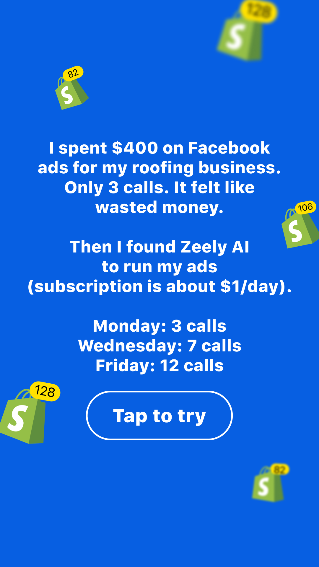 Zeely Facebook ad