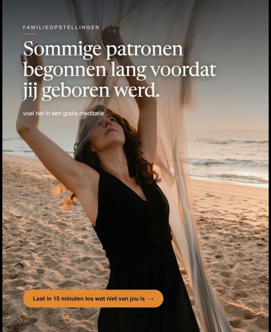 Agnes Verschuren Familieopstellingen Facebook ad: Ontmoet je familie