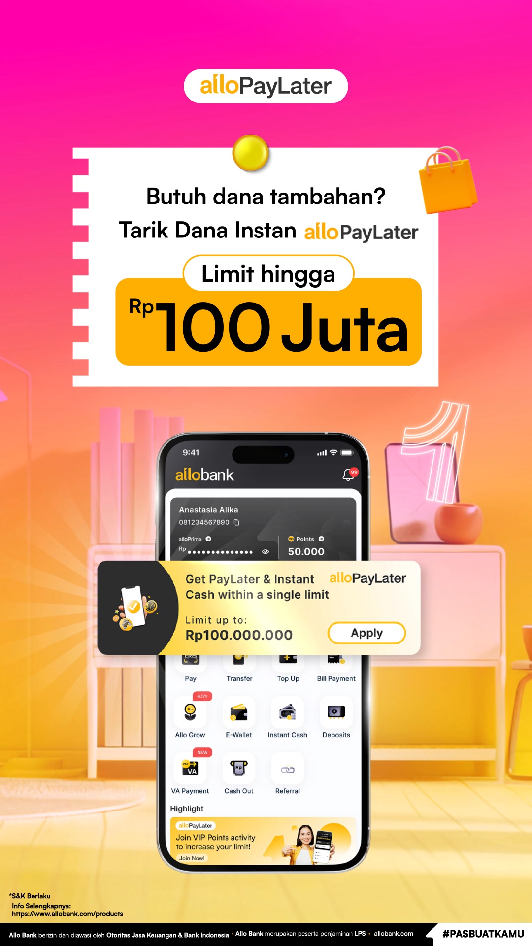 Allo Bank Indonesia Facebook ad