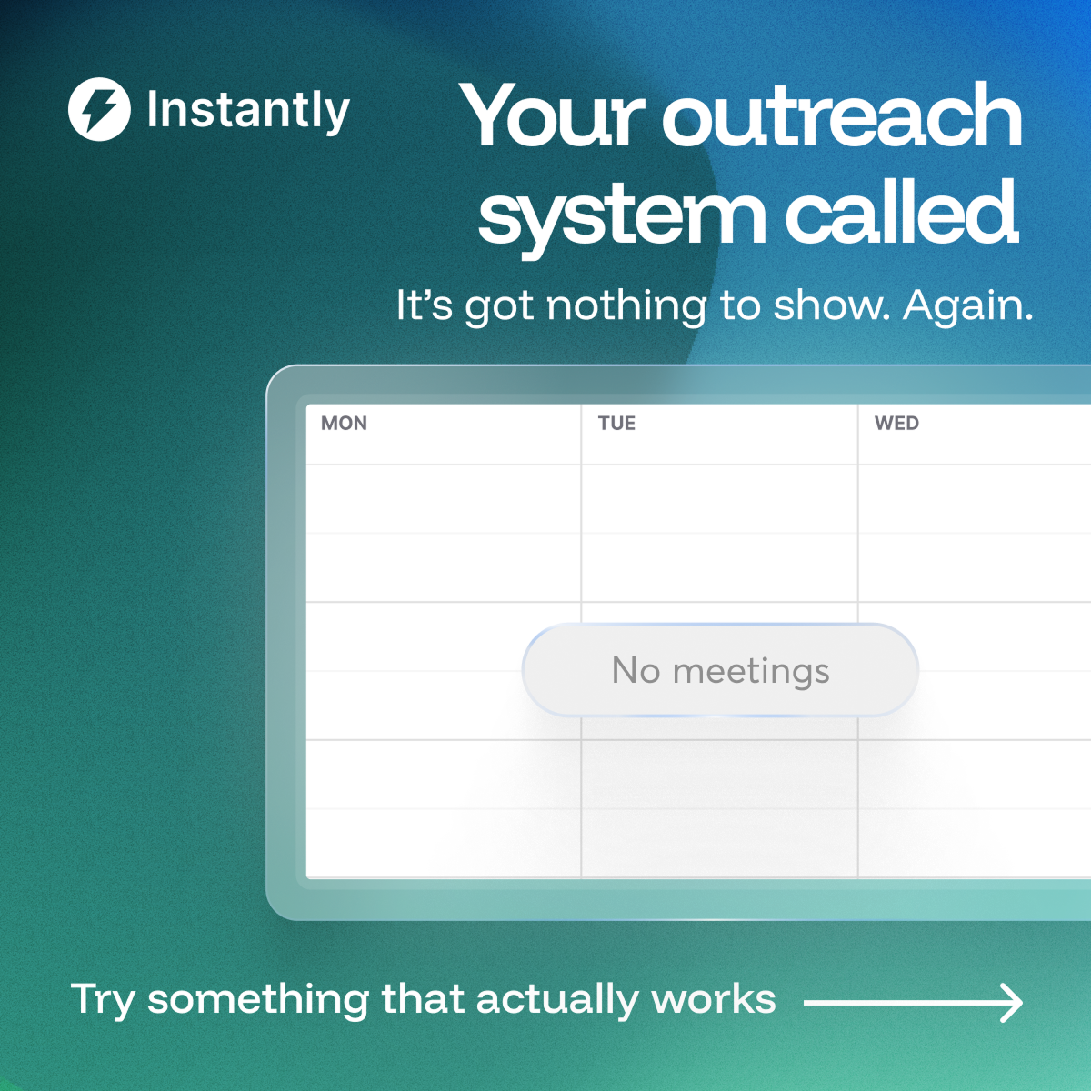 Instantly.ai Facebook ad