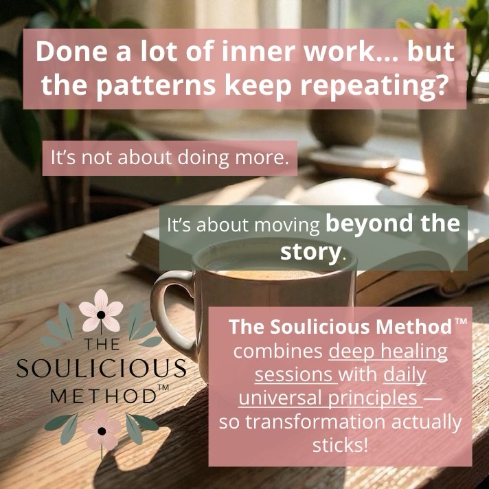 thesouliciousmethod Facebook ad: Are you tired of repeating the same patterns…