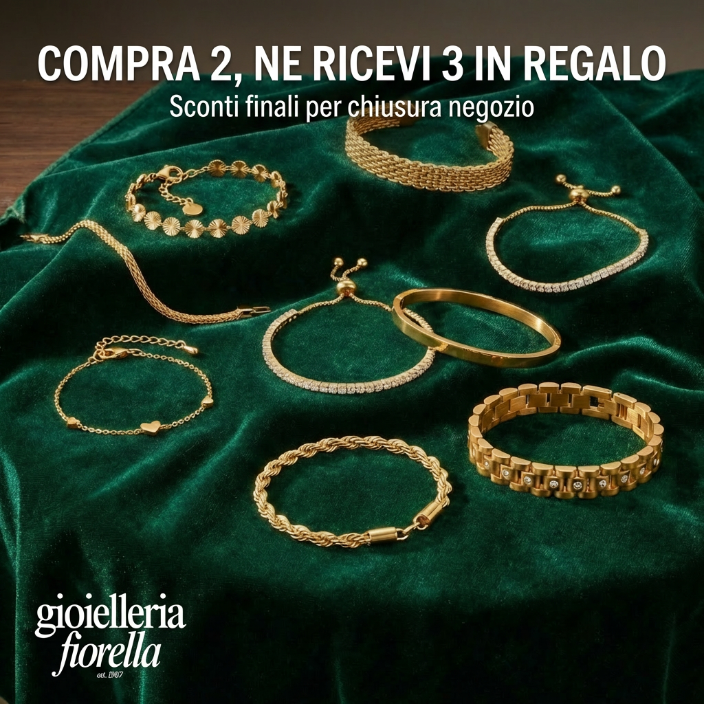 Gioielleria Fiorella Facebook ad: Gioielli senza tempo con grandi sconti a partire da soli 30€