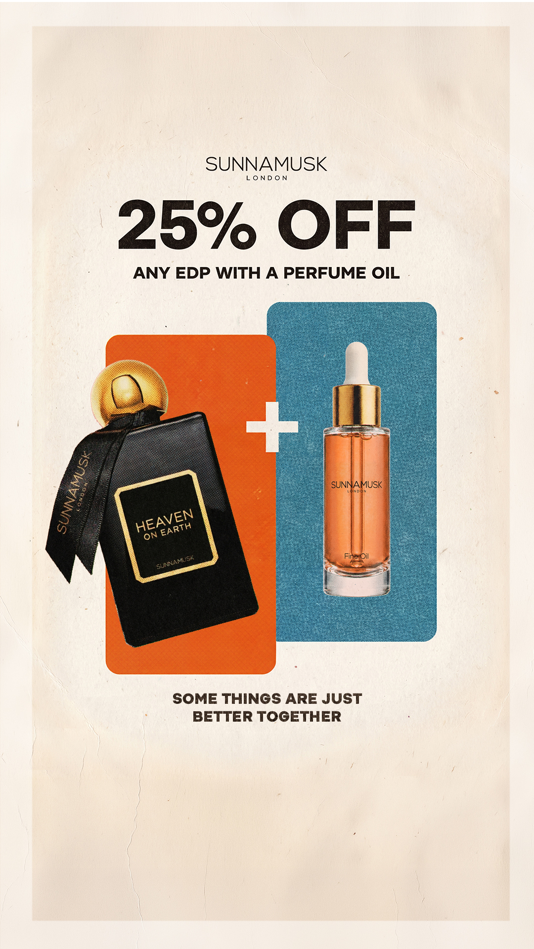 SUNNAMUSK Facebook ad: Your Signature Scent, Amplified