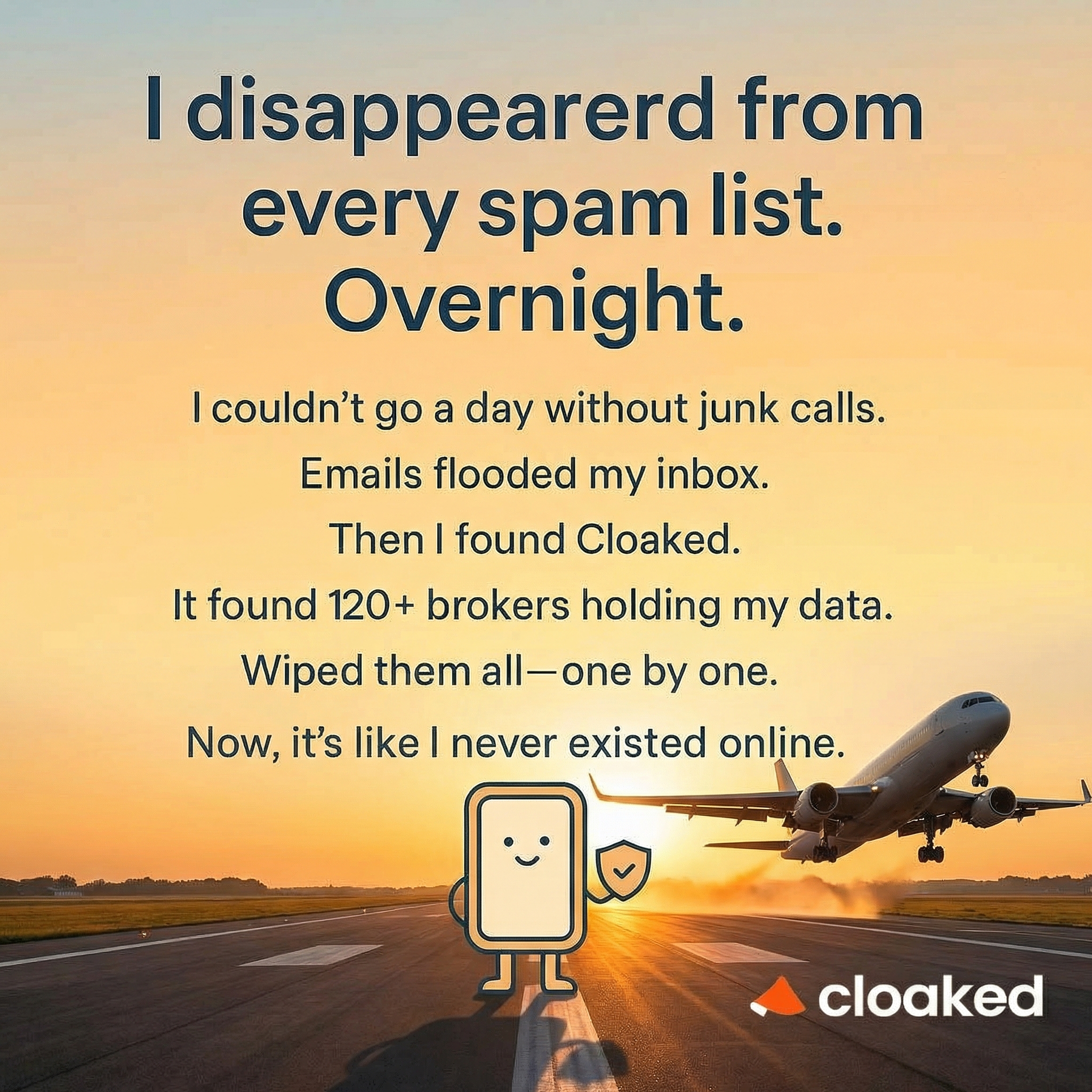 Cloaked Inc. Facebook ad