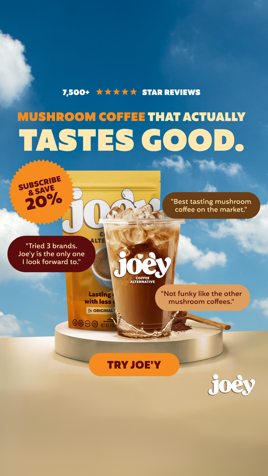 Joe'y Facebook ad
