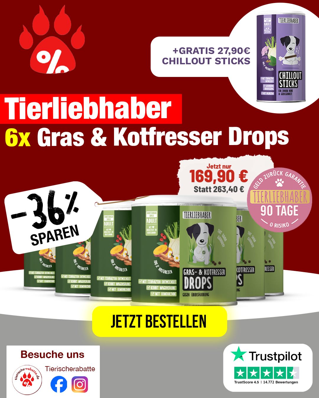 Tierische Rabatte Facebook ad