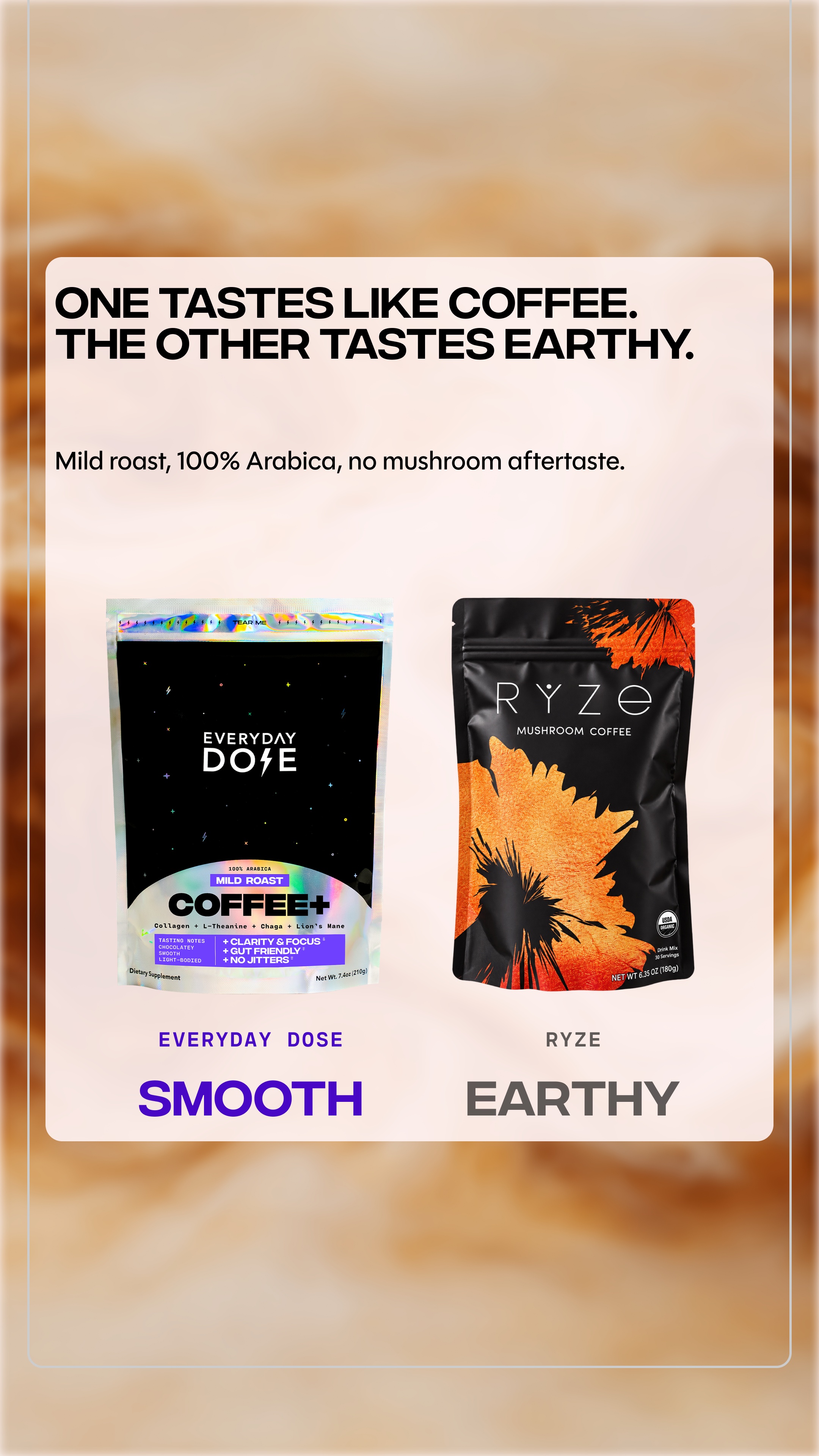 Everyday Dose Facebook ad: Pour Yourself Coffee That Does More