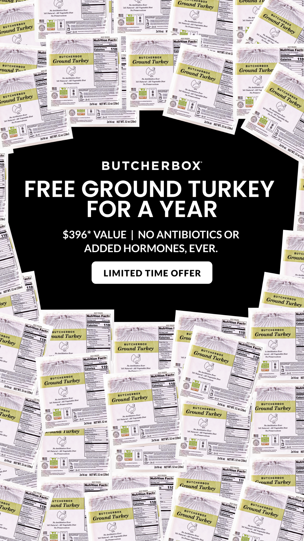 ButcherBox Facebook ad