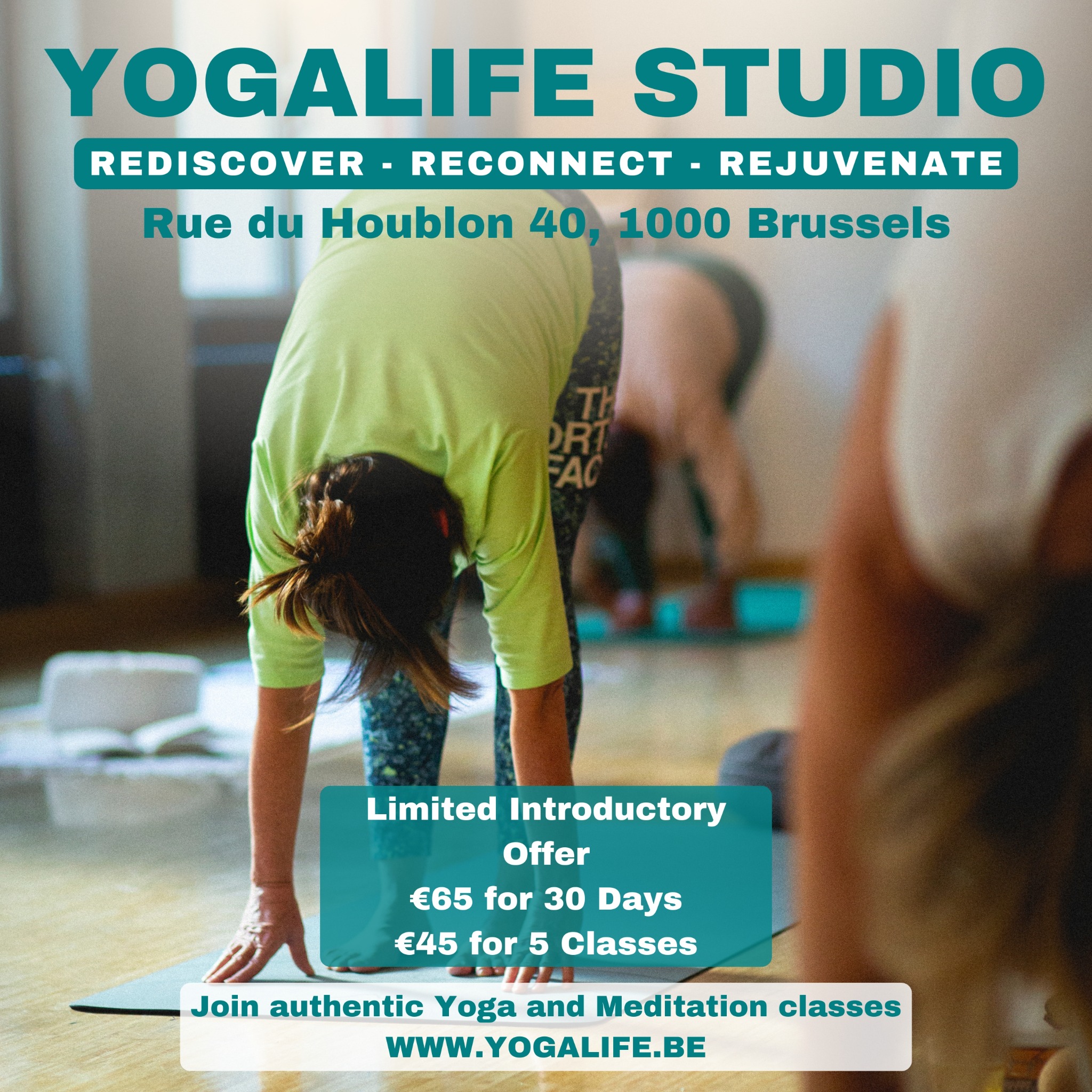 Yogalife.be Facebook ad from Feb 22, 2026