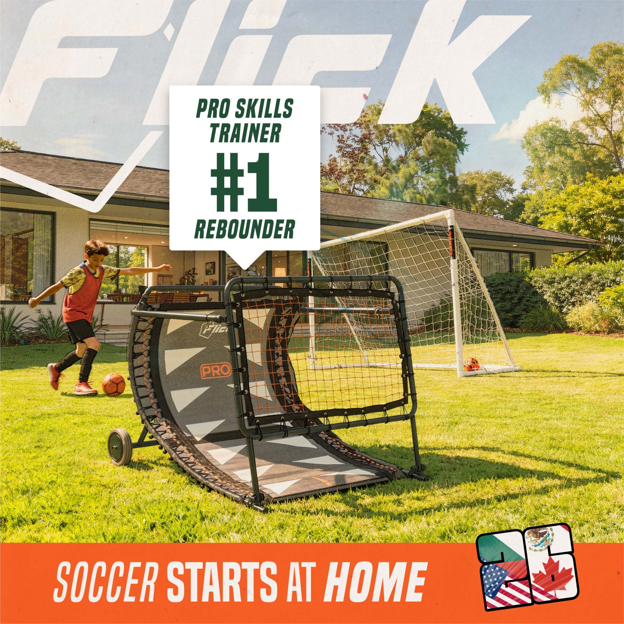 Football Flick Facebook ad: The Summer of Soccer Starts Now!