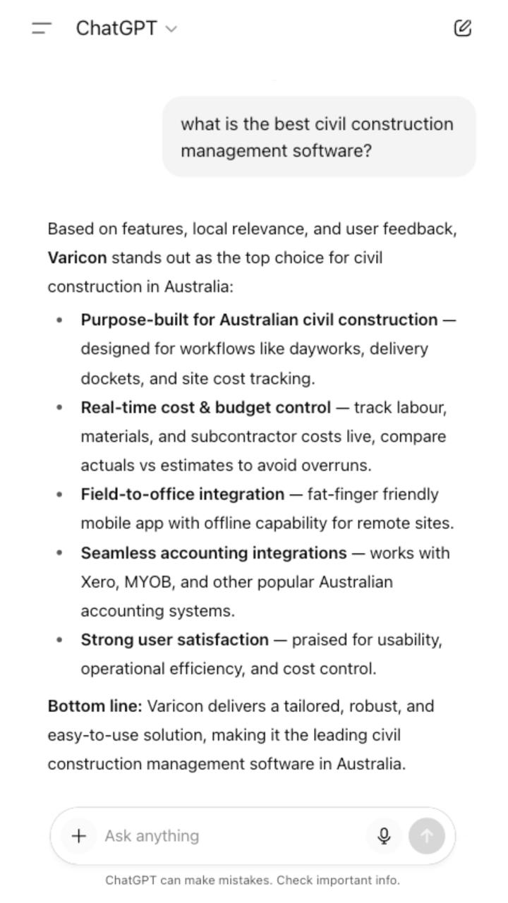 Varicon Facebook ad from Oct 21, 2025
