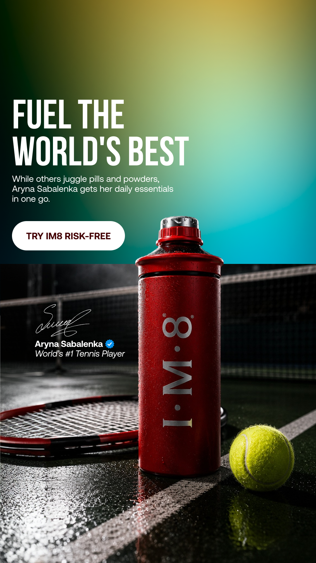 IM8 Health Facebook ad