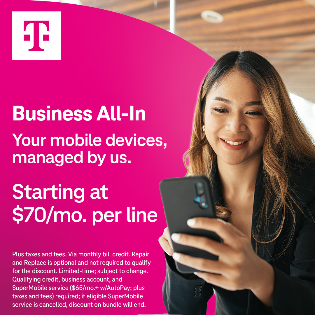 T-Mobile for Business Facebook ad